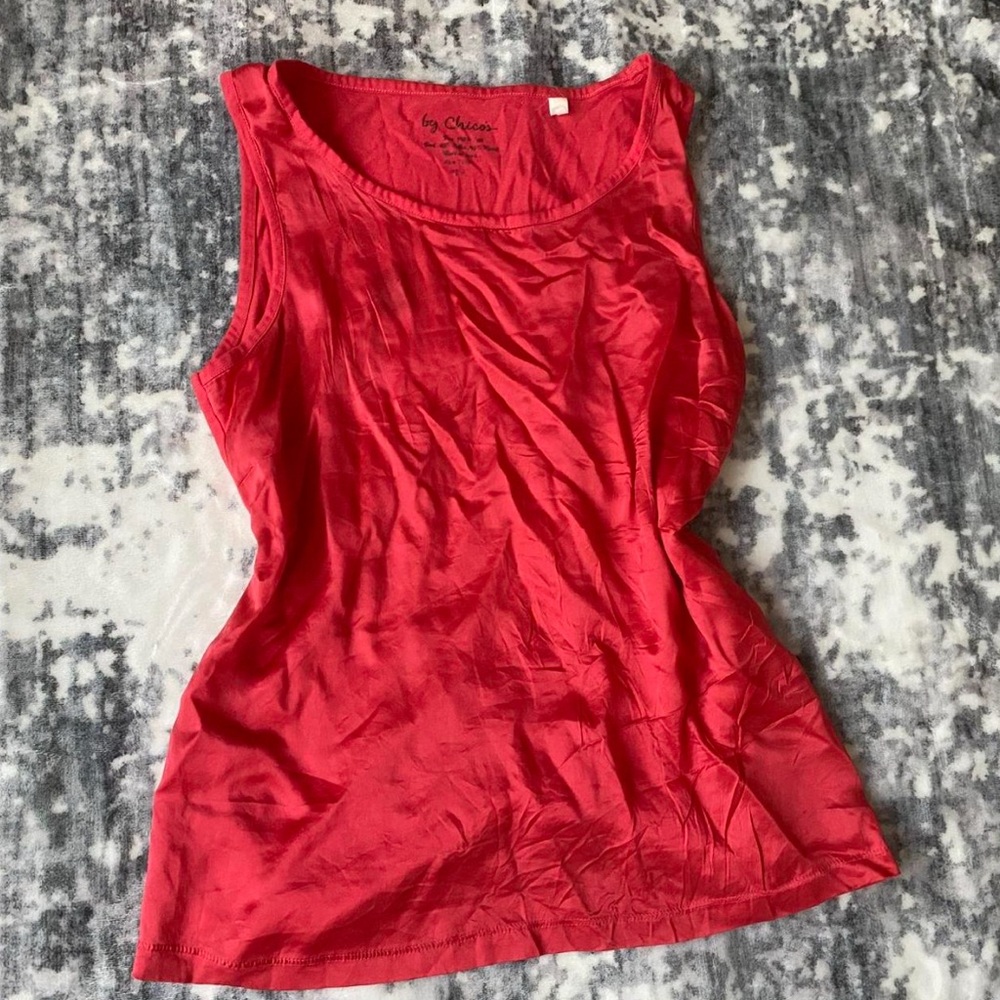 Silk Red Chicos Tanktop